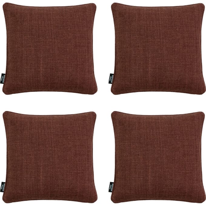 Madison - Sierkussen Nola bordeaux - 60x60x10cm - Set van 4