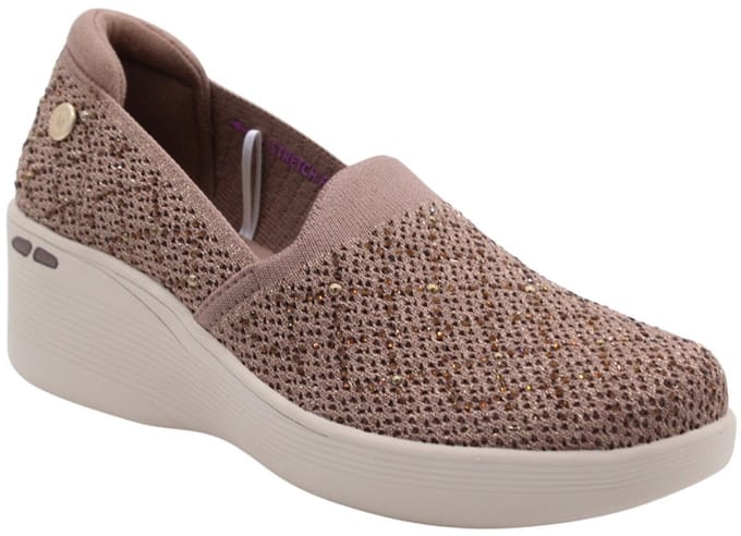 Skechers - Schoenen - Beige - Vrouwen - Maat 36 -