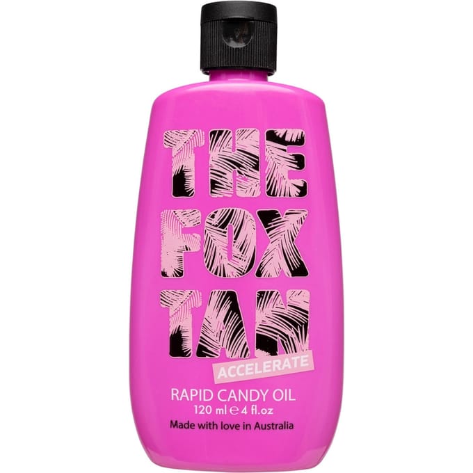 The Fox Tan Rapid Candy Oil – Tanning Olie voor Glans & Snelle Bruining