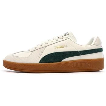 Puma herensneakers in legerstijl