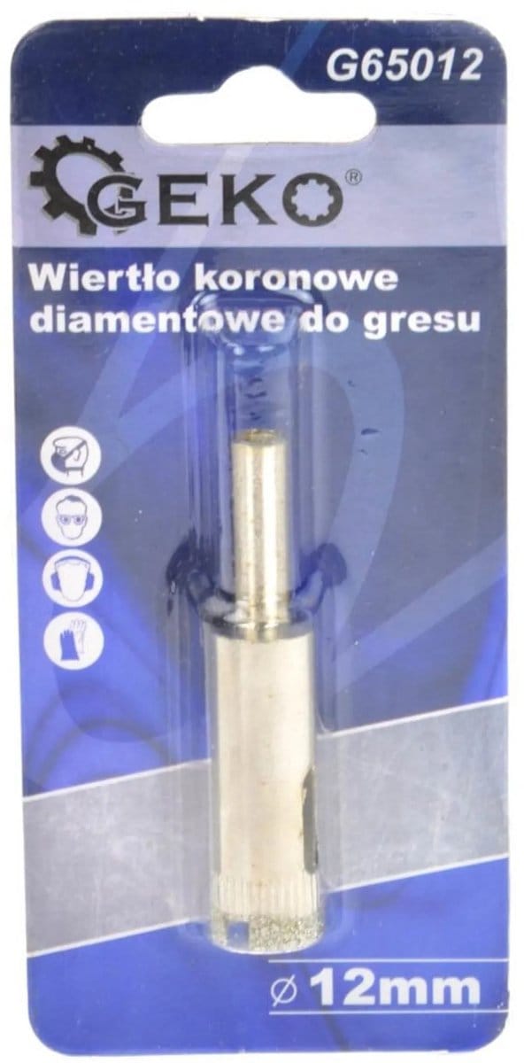 GEKO Diamantboor voor tegels - 12mm - Set van 5 - Voor nat boren