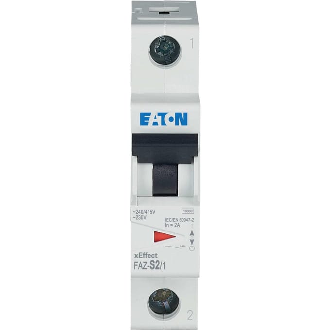 Eaton 278607 FAZ-S2/1 Zekeringautomaat 2 A 230 V/AC