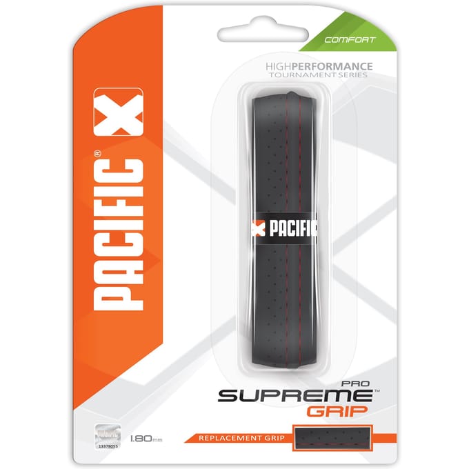 Pacific Supreme Grip Pro - Tennisgrip - 1.80mm - Zwart