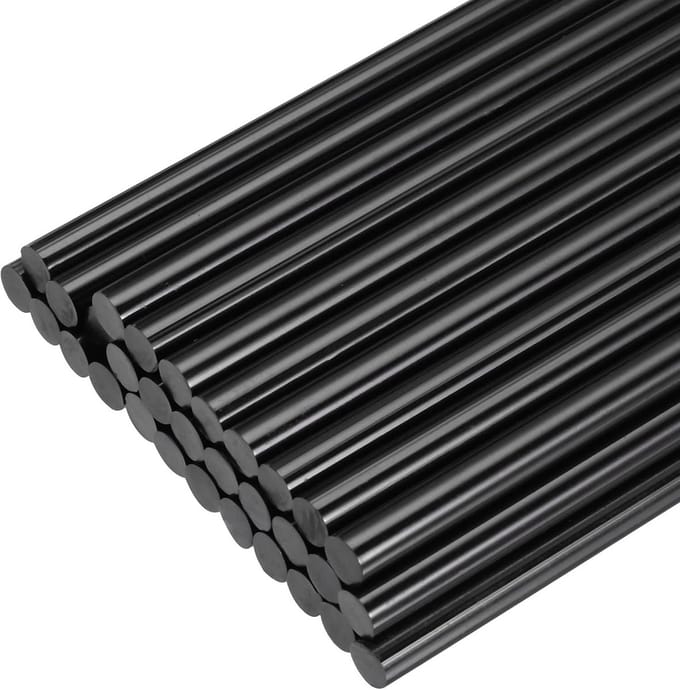 30 Zwarte Alleslijm Sticks voor Mini Lijmpistool - Hoge Hechting 15 cm