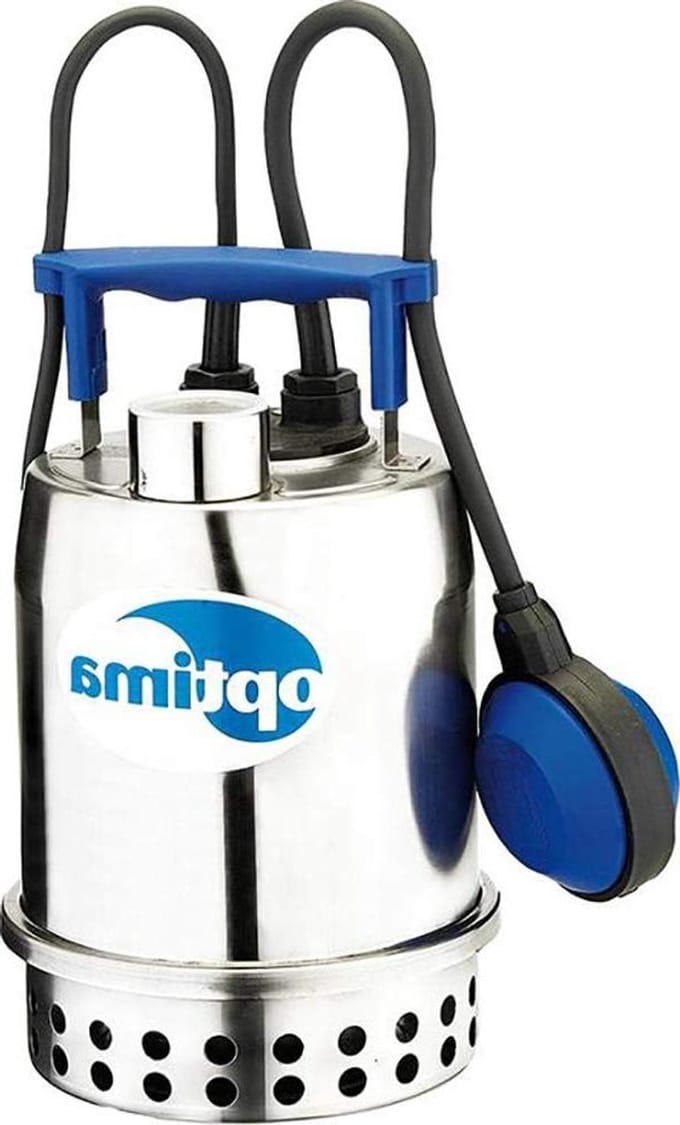 Dompelpomp - Waterpomp - Water Verpompen - Roestvrijstalen Behuizing - 7.5 Meter - Wit