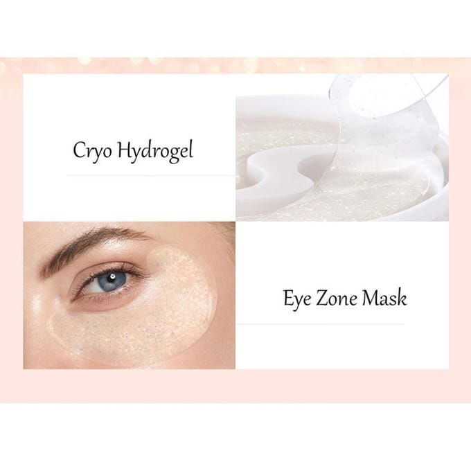 Masque Hydrogel pour Yeux Petitfee Aura Quartz – Opale Pure 40 pièces - Płatki hydrożelowe pod oczy