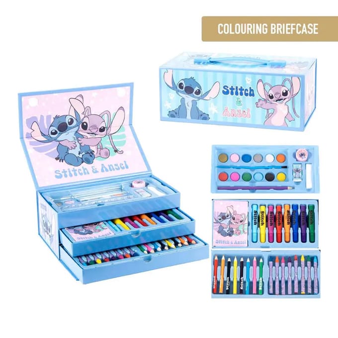 Stitch Tekenset Kind – Knutselen Meisjes – 44-delig Tekenen