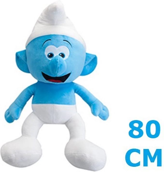 De smurfen - knuffel Smurf XL - 80 cm - plush