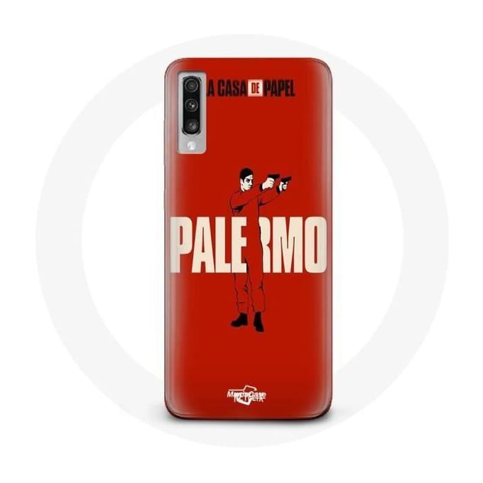 Coque pour Samsung Galaxy A70 La casa de papel Palermo dessin