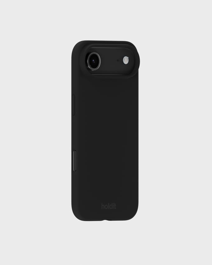 Holdit Silicone Case geschikt voor Apple iPhone Air - Zwart