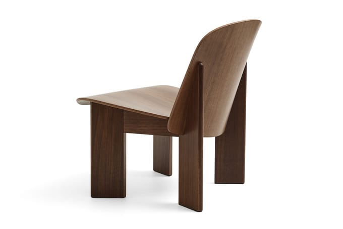HAY Chisel Lounge Sessel - walnoot - ungepolstert