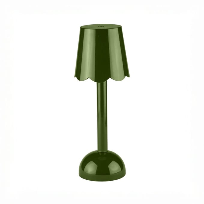 Addison Ross - Scallop LED tafellamp 28cm Khaki - Tafellampen
