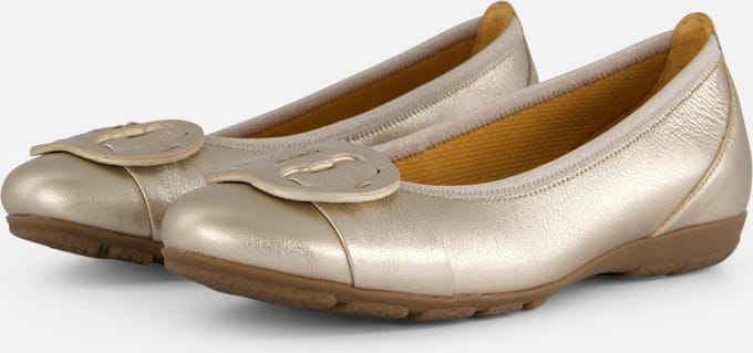 Gabor Instappers beige Synthetisch - Dames - Maat 38.5