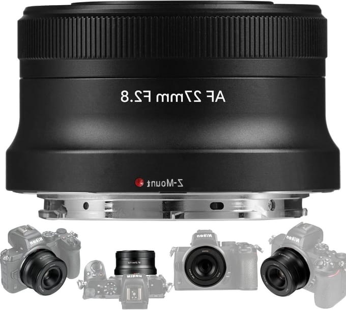 Solidchoice - 27mm F2.8 Z-Mount Lens voor Nikon Camera's