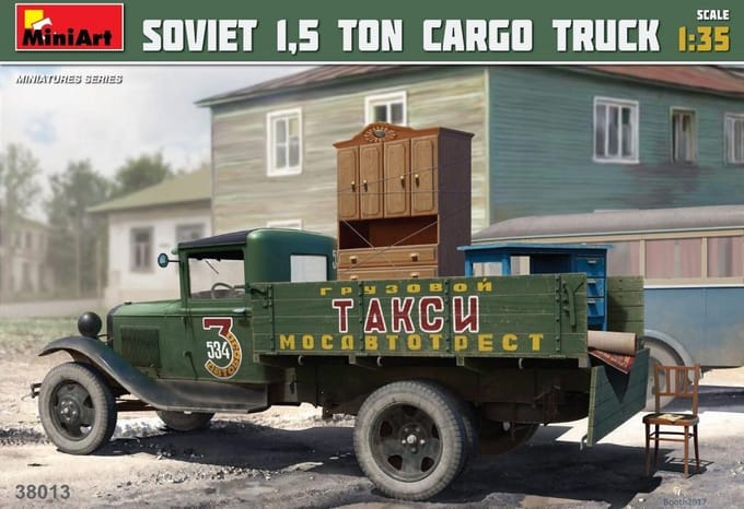 Soviet 1,5 Ton Cargo Truck - Scale 1/35 - Mini Art - MIT38013