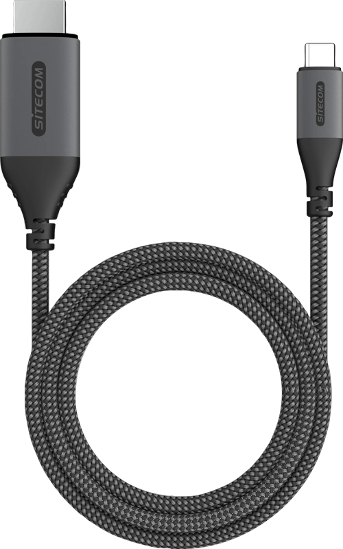 Sitecom USB-C naar HDMI 2.0 Kabel 1,8 meter