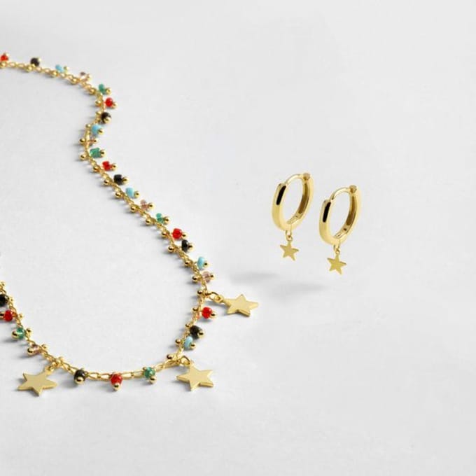 Luxereeks in 925 sterlingzilver afgewerkt met 18K geelgoud.
