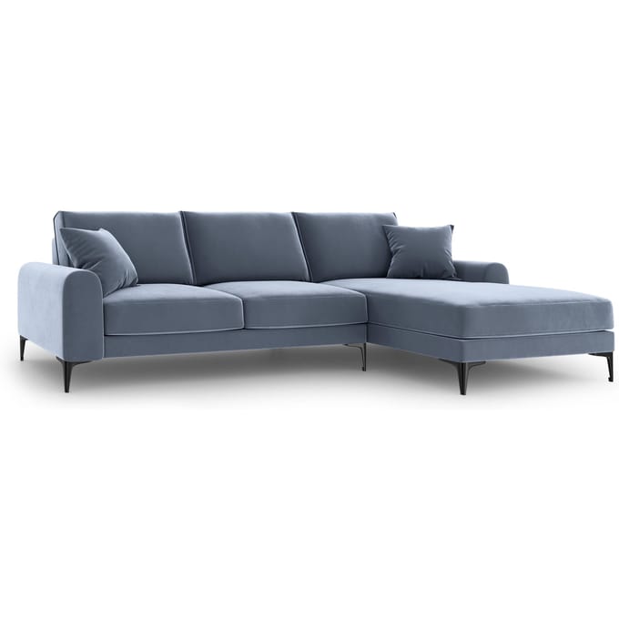 4.5-zitshoekbank Madara rechts velvet | Mazzini Sofas