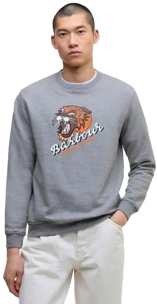 Barbour Daytona Sweatshirt Grijs L Man
