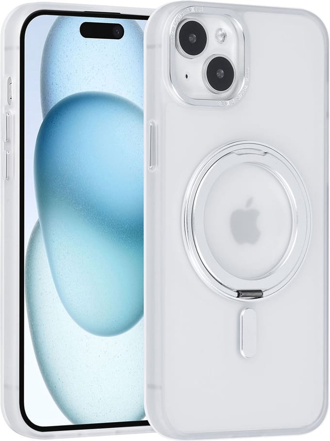 UNIQ Accessory Back Cover - Apple iPhone 15 & 14 Plus - Wit - Val- en krasbescherming - MagSafe-compatibel