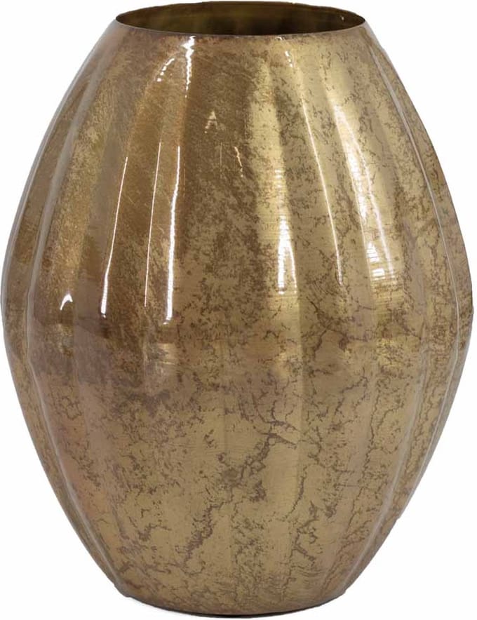 Metalen vaas peach