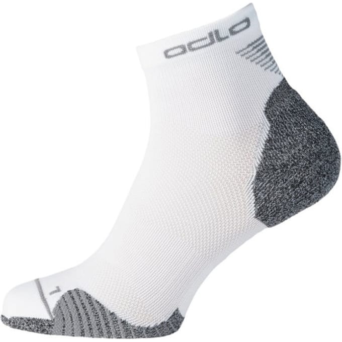 Odlo Socks Quarter Ceramicool Unisex Sportsokken - White - Maat 45-47