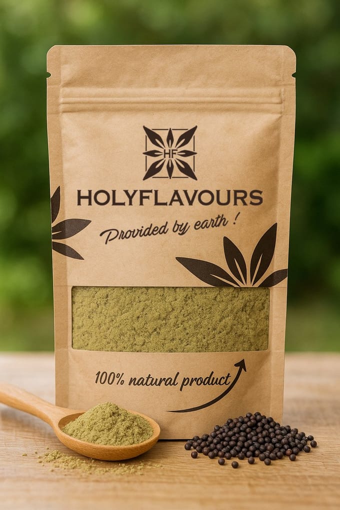 Mosterdzaad Poeder Zwart Brassica Nigra - 100 gram - Holyflavours