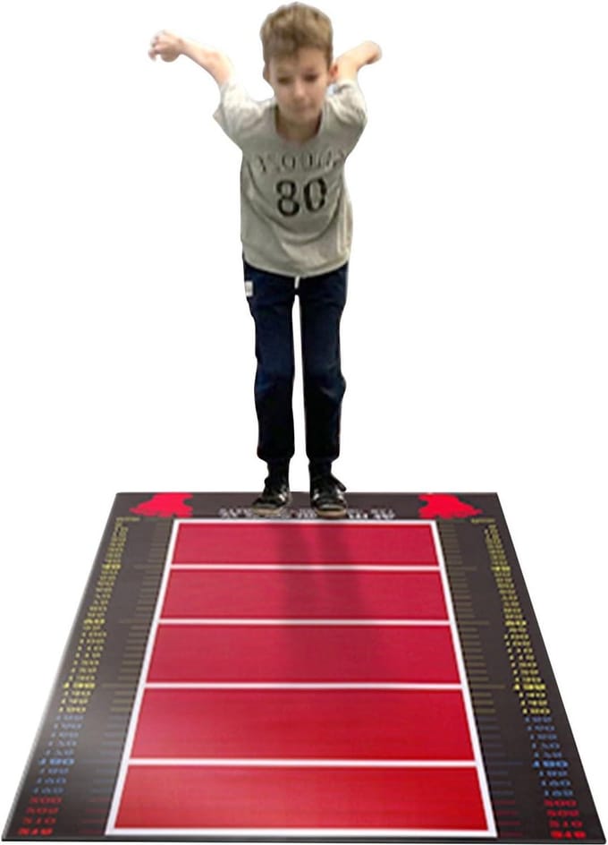 Springmat voor Springtest - Meetmat Springen - Explosiviteit Meten - Dubbelzijdige Grip - 80x350 cm - Niet gespecificeerd