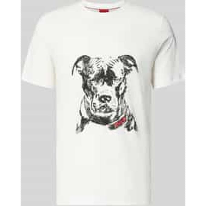Regular fit T-shirt van 100% katoen Model 'DUBROX'