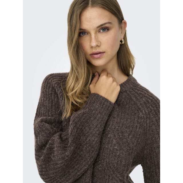 ONLY - ONLGILA LIFE LS STRUCTURE O-NECK BF KNT - Dames - Gebreide truien