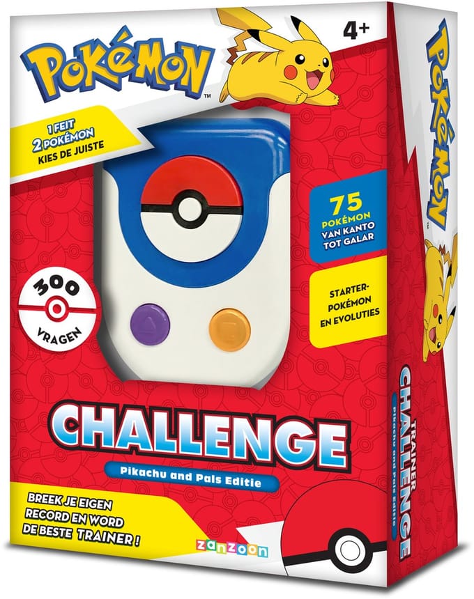 Pokémon Trainer Challenge - Raadspel met 300 vragen over 75 Pokémon