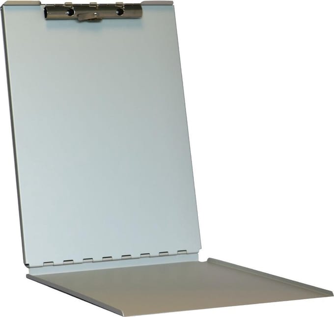 Magnetisch Aluminium klembord A4 met opbergruimte  / bonnenbak
