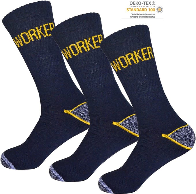 Gianvaglia 3-pack heren sokken zwart - maat 39-42