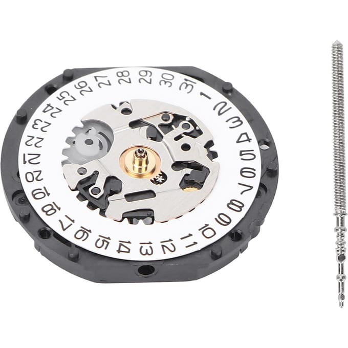 Professioneel Quartz Horlogeuurwerk Nauwkeurig Plastic VX12 Horlogereparatie Accessoires white
