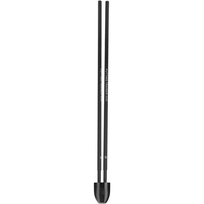 Aluminium Verstelbare Lengte Golf Putter Hulp Hulp Trainer Richtingsstick voor Oefening black
