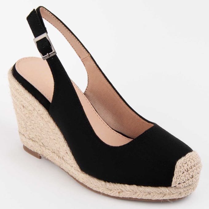 Montevita Espadrilles Met Een Sleehak Balenci7 Zwart