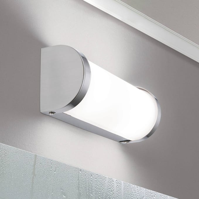 ORION Badkamer-wandlamp VETI - 25,5 cm, nikkel