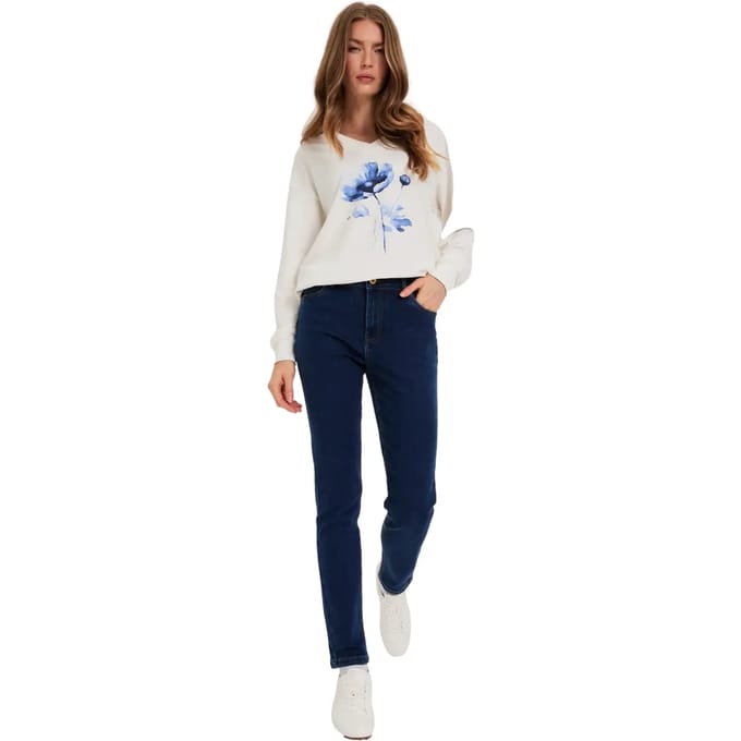 Dames skinny jeans Moodo Z-JE-4808