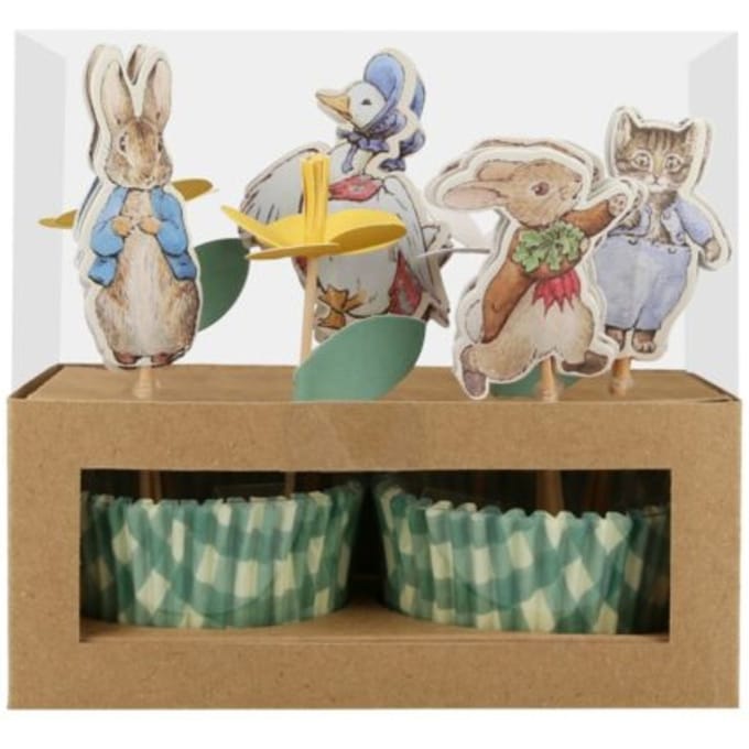 Meri meri cupcake kit - peter rabbit in the garden