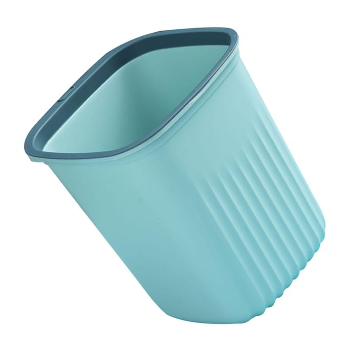 Prullenbak Keuken Kantoor Badkamer Woonkamer Plastic Afvalbak met Klemring white