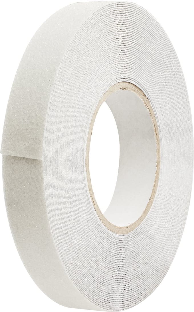 25mm - Antislip Tape - Wit - 18 Meter Op Rol