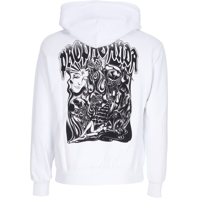 Mannen hoodie Touch Hoodie Wit
