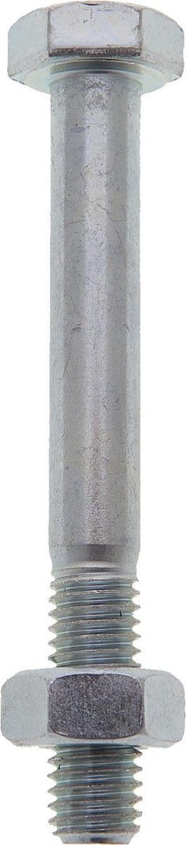 Tapbout met moer. M8 x 25mm. lang. verzinkt. 6 stuks Bouten. Homefix.