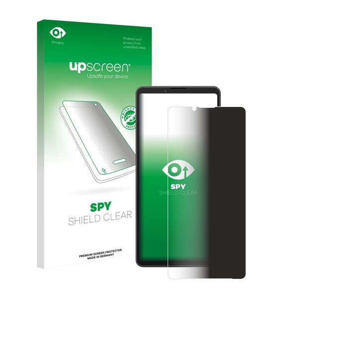 upscreen - privacy screenprotector voor Sony Xperia 10 VII (case-friendly) - Folie Beschermfolie Blauwlichtfilter