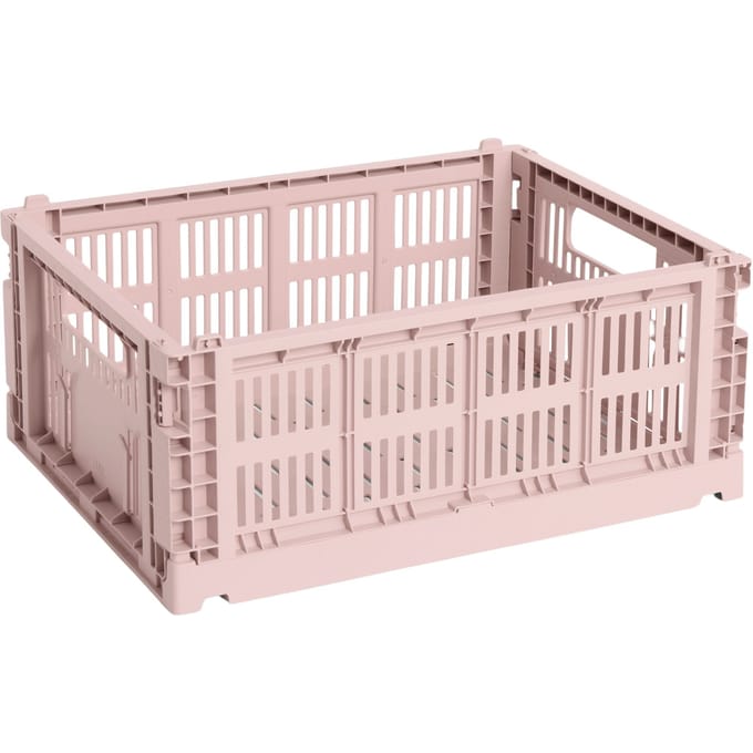 HAY Colour Crate Vouwkrat M recycled - blush