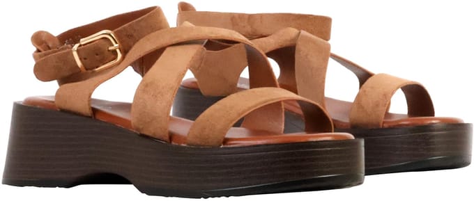 Joalice sandalen met sleehak, zonder veters