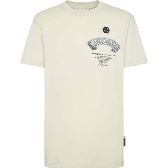 T-Shirt Ronde Hals Ss Skull