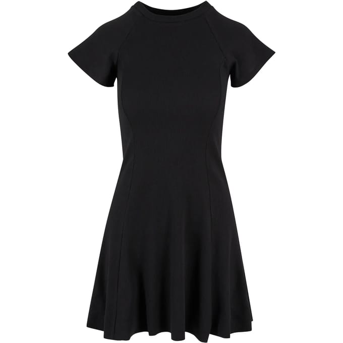 Urban Classics - Rib Skater jurk - 5XL - Zwart