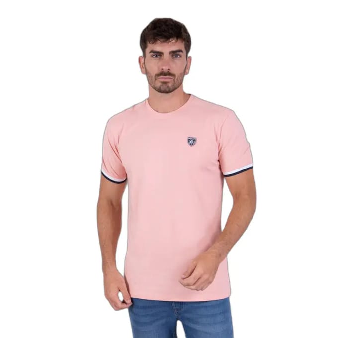 T-shirt met stiksels Camberabero