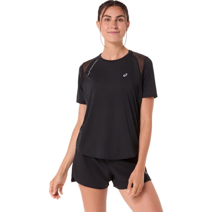 Asics road ss top hardloop t-shirt korte mouw zomer dames -